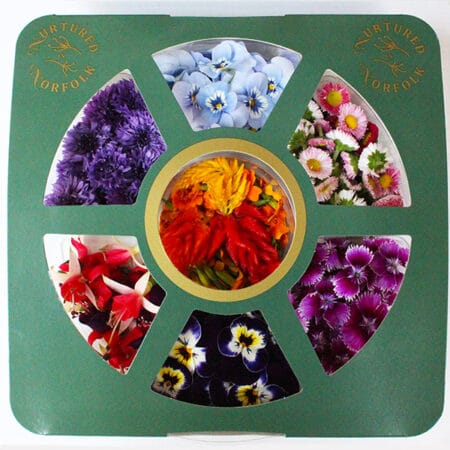 Edible Flower Selection Wheel | Nurtured in Norfolk