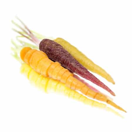 baby rainbow carrots vegetables