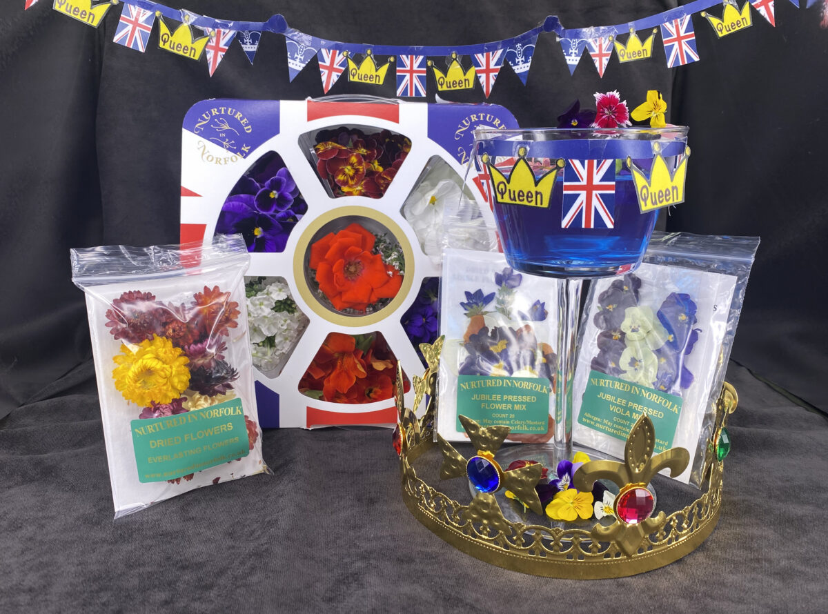 Queen's Platinum Jubilee Edible Flowers